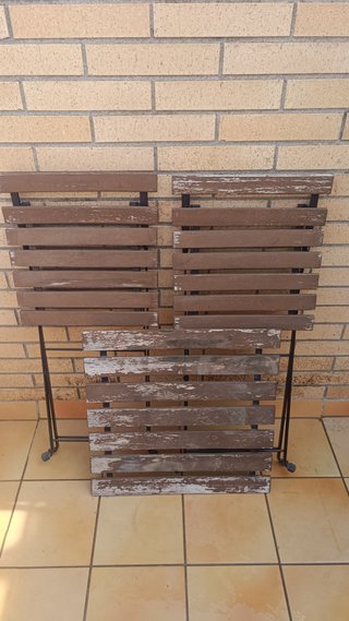 Mesa y Sillas Plegables Jardín Ikea