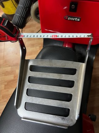 Parrilla Cromada para Moto/Scooter
