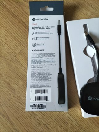 Adaptador Motorola MA1 Android Auto Inalámbrico