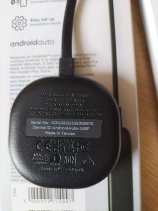 Adaptador Motorola MA1 Android Auto Inalámbrico
