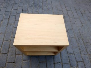 Mesita auxiliar madera con ruedas