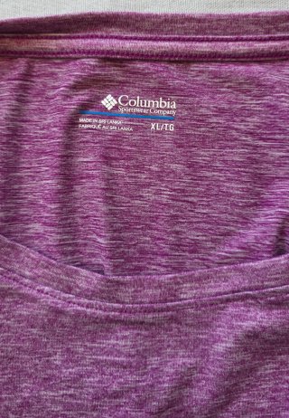 Camiseta Manga Larga Columbia Trek Morado