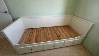 Diván HEMNES IKEA 3 cajones blanco