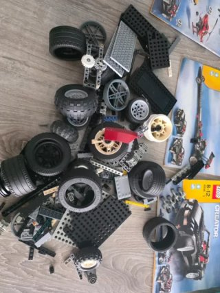 Lote LEGO Creator, Racers y piezas