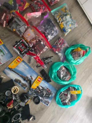 Lote LEGO Creator, Racers y piezas
