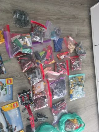 Lote LEGO Creator, Racers y piezas