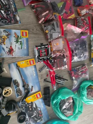 Lote LEGO Creator, Racers y piezas