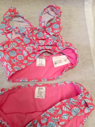 Bikini Amazon Essentials Estampado Conchas 9 años