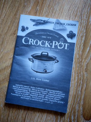 Olla Lenta Cocina Crock-Pot Eléctrica P159JEA 3.5l
