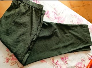 Completo casacca e pantaloni fantasia floreale
