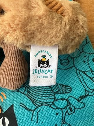 Jellycat Baguette Charm Azul y Marrón