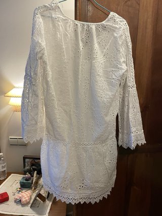 Vestido blanco Mango talla M