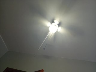 Ventilador de techo con lámpara