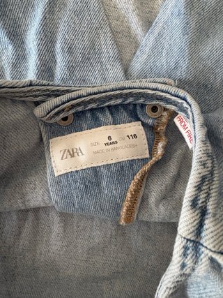 Camisa vaquera niña