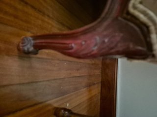 Sofá de tela estilo antiguo