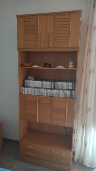 Dormitorio Vintage Madera 4 piezas