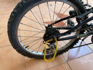 Bicicleta infantil Decathlon 20”,doble suspensión