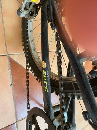 Bicicleta infantil Decathlon 20”,doble suspensión