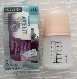 Biberón Suavinex Zero Zero 180ml +0m