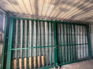 Cancelas metálicas abatibles 2 hojas 5x2.5 de alto