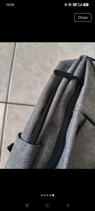 Mochila Gris Nueva para Viajes o Portátil