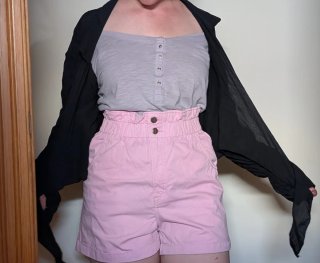 Blusa negra abierta