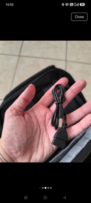 Mochila Negra Nueva para Portátil o Viajes
