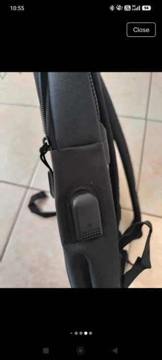Mochila Negra Nueva para Portátil o Viajes