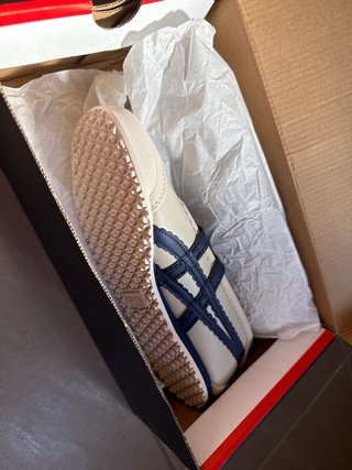 Onitsuka Tiger Mexico 66 Ballerine Crema e Blu