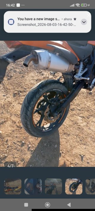 KSR 125 tw Supermotard Naranja/Negra