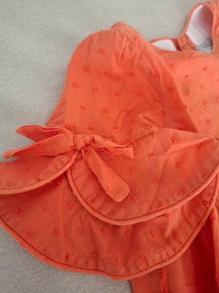 Vestido naranja Niña