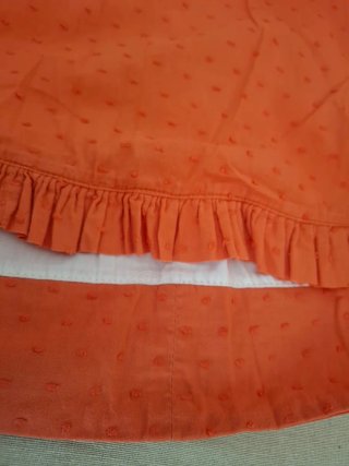 Vestido naranja Niña