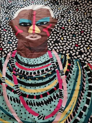 Pañuelo Seda Bimba y Lola Multicolor