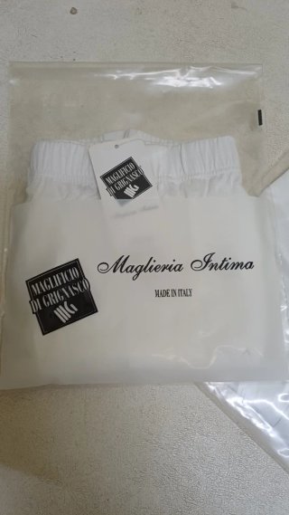 Tris boxer Maglieria Intima bianchi filo scozia