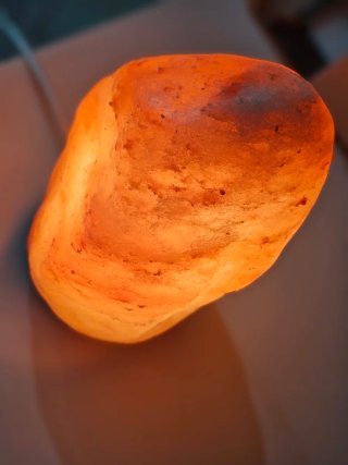 Lámpara de sal del himalaya