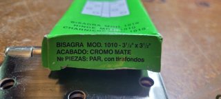 17 Pares Bisagras Amig Mod. 1010
