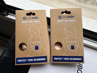 Pack 2 Monederos Ocultos Sujetador Pacsafe