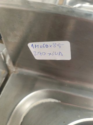 FREGADERO ACERO COCINA 1 M MIRA MI PERFIL