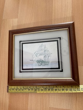 Set de 3 cuadros de barcos