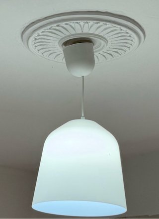 Lámpara colgante blanca