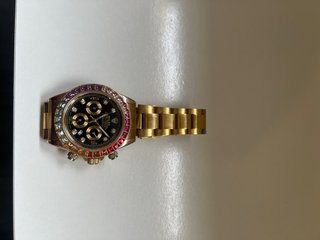 Rolex Daytona Cronógrafo Bisel Zafiros Oro