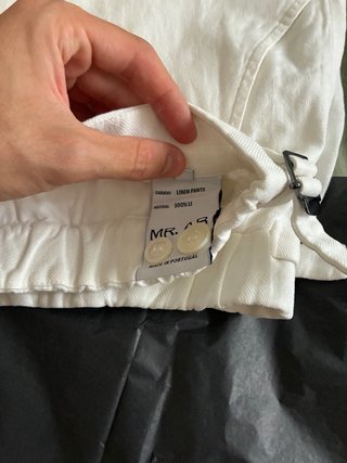 Pantalón MR AB Lino Travel pants Blanco