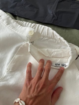 Pantalón MR AB Lino Travel pants Blanco