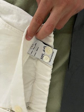 Pantalón MR AB Lino Travel pants Blanco