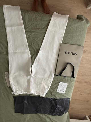 Pantalón MR AB Lino Travel pants Blanco