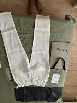 Pantalón MR AB Lino Travel pants Blanco