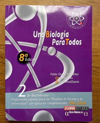Libro Una Biologia Para Todos 2026