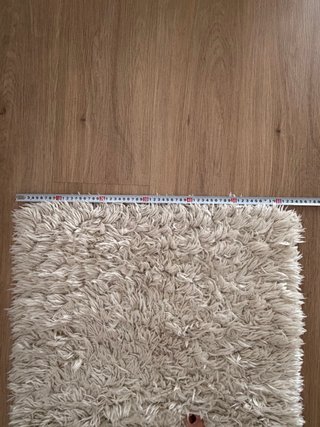 Alfombra Zara Home Beige/Gris 60x120