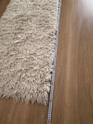 Alfombra Zara Home Beige/Gris 60x120