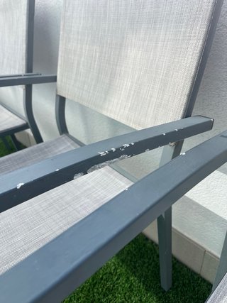 Sillas de exterior de aluminio